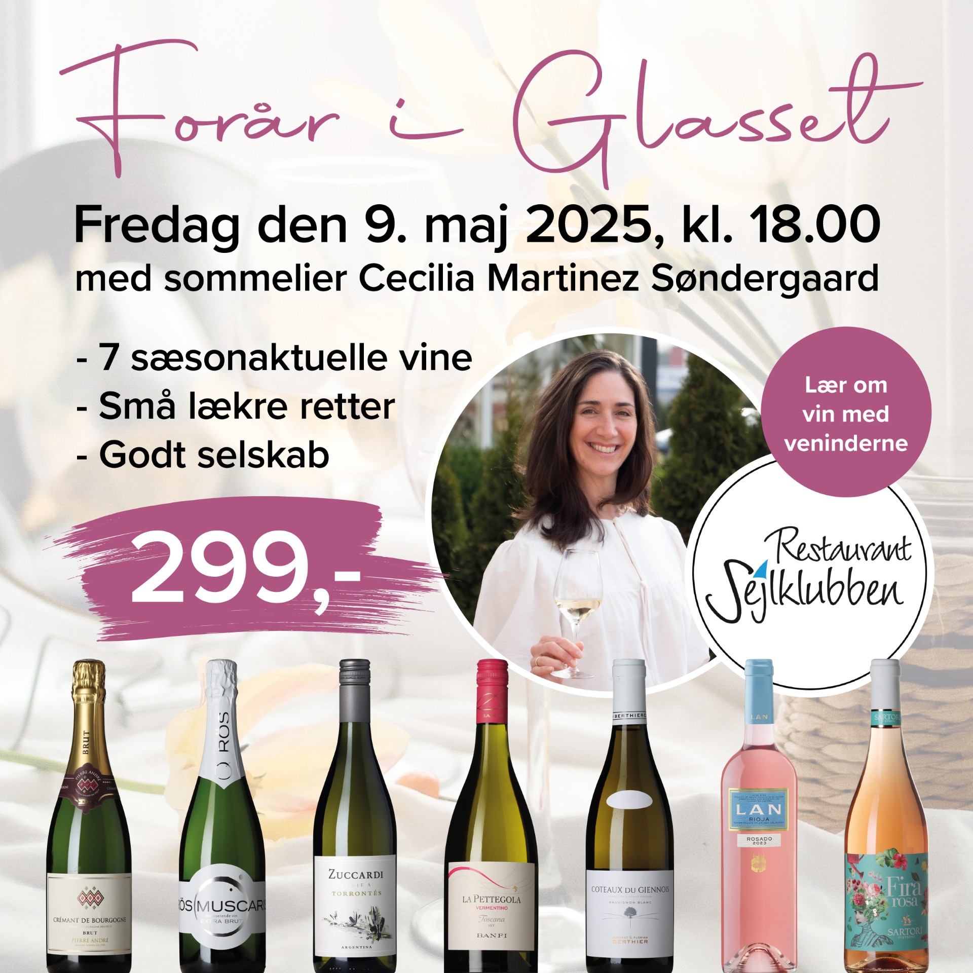 UDSOLGT! Ladies Night Vinsmagning